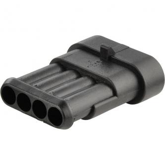 Connector: wire-wire; Superseal 1.5; plug; male; PIN: 4; IP67